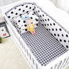 Baby 6pcs 100% Cotton Cartoon Crib Bedding Bumpers 3