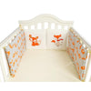 6 Pcs Comfortable Baby Cotton Breathable Crib Bumpers Set 5