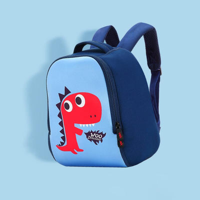Adorable Animal Printed Kids Backpack For Toddler Boys And Girls Navy