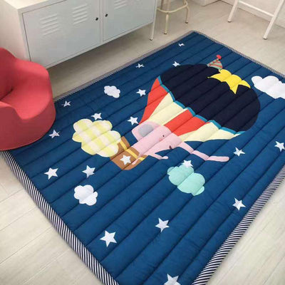 Square Non-slip Kids Play Mats Rugs For Bedroom Living Room Area Rugs 3
