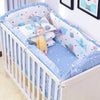 Baby 6pcs 100% Cotton Cartoon Crib Bedding Bumpers 2
