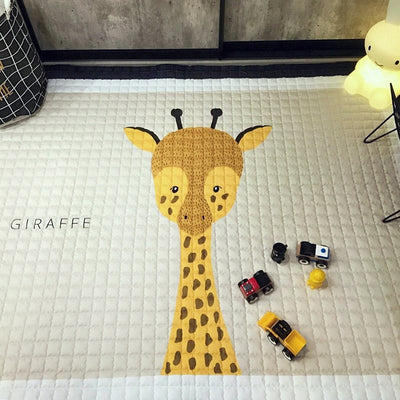 Baby Crawling Mat Cute Giraffe Play Carpet Children Bedroom Decor Living Room Rugs 3