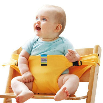 Portable Baby Feeding Chair Belt Toddler Safety Harness Yellow