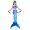 Mermaid Style Bikini Swimwear For Girls Age 5-8 5 Blue