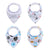 Baby Bandana Drool Bibs Unisex 4-pack Gift Set For Drooling And Teething