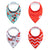 Baby Bandana Drool Bibs Unisex 4-pack Gift Set For Drooling And Teething