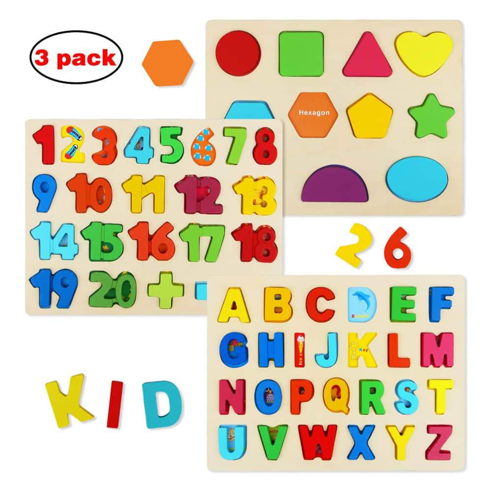 3_pack_wooden_alphabet_number_puzzles