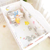 100% Cotton Baby Cartoon Crib Bedding Bumpers 6pcs/set 4