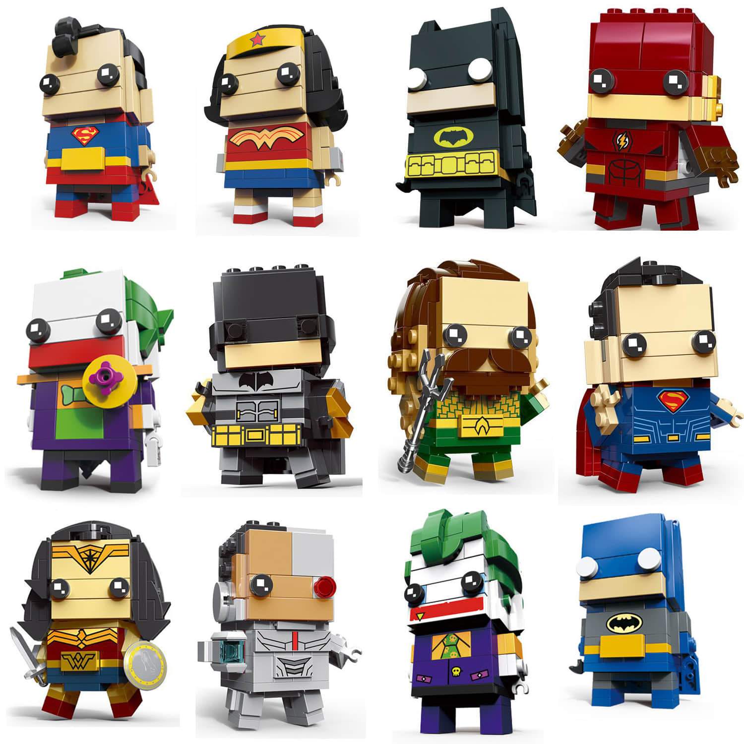 4_PCS_DC_League_of_Justice_Super_Hero_Building_Kit_100_Piece_Building_Bricks_Toys_for_Kids_Age_6