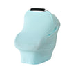 Breastfeeding Cover & Nursing Scarf Covers Baby Carrier Car Seat Stroller And Canopy Shopping Cart Light blue