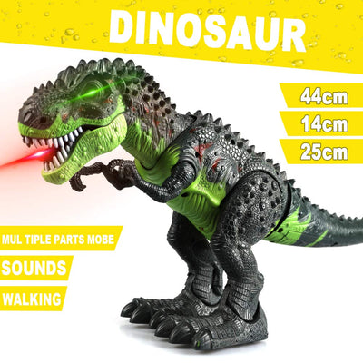Large Electronic Walking Dinosaur Toys with Flashing & Sounds for Boys