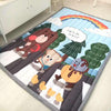 Square Non-slip Kids Playing Mats Area Rugs For Bedroom Living Room 3