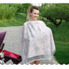 Nursing Cover With Sewn In Burp Cloth For Breastfeeding Infants 4