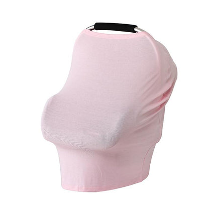 Breastfeeding Cover & Nursing Scarf Covers Baby Carrier Car Seat Stroller And Canopy Shopping Cart Pink