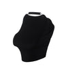 Breastfeeding Cover & Nursing Scarf Covers Baby Carrier Car Seat Stroller And Canopy Shopping Cart Black