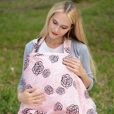 Breastfeeding Nursing Cover Trcoveric Lightweight Breathable 100% Cotton Privacy Feeding Cover 7
