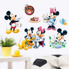 Wall Sticker Decal Mickey And Minnie Mouse Kids Room Decor Mural Nursery Daycare And Kindergarten