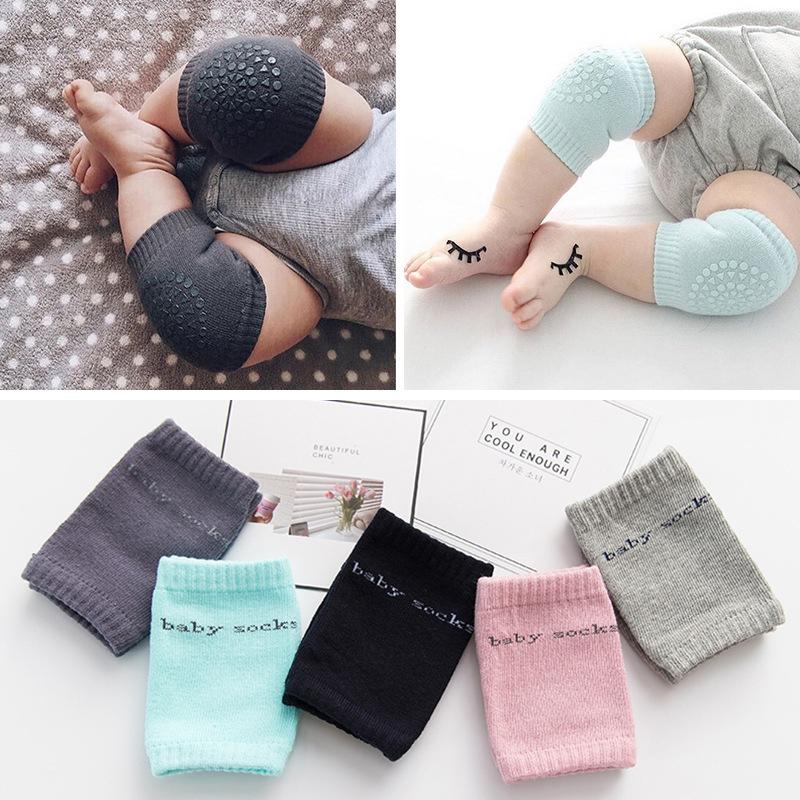 5 Pair Baby Crawling Anti-slip Knee Pads For Unisex Baby Toddlers