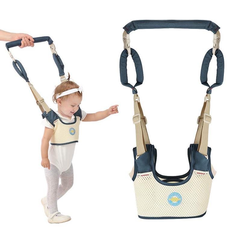 Baby Walking Harness Handheld Walker Walking Assistant Safety Harnesses Navy