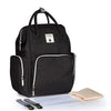 Portable Large Capacity Cute Designer Stylish Travel Diaper Bag Black