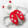 Baby Toddler Head Protector Safety Pad Cushion Suitable Age 4-24 Months Red