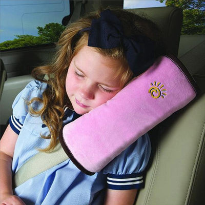 Auto Seat Belt Pillow Car Safety Belt Protect Shoulder Pad Pink