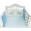 6 Pcs Comfortable Baby Cotton Breathable Crib Bumpers Set 3