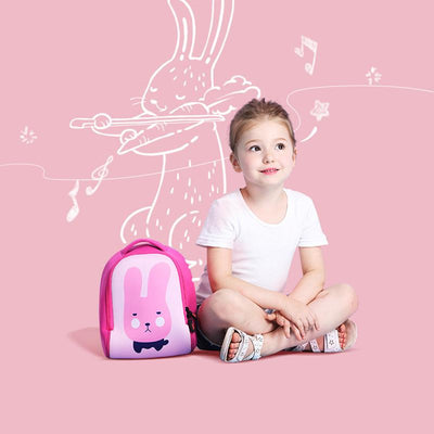 Adorable Animal Printed Kids Backpack For Toddler Boys And Girls Pink