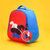 Adorable Animal Printed Kids Backpack For Toddler Boys And Girls Blue