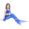 Mermaid Style Bikini Swimsuit For Girls 6 Dark blue