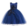 dark_blue_flower_dress_for_big_girls_beading_docoraction