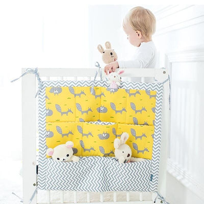 Baby Bed Diapers Organizer Storage Bag Universal Fit For Hanging On All Playards 4