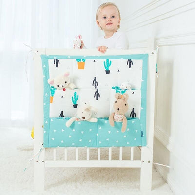 Baby Bed Diapers Organizer Storage Bag Universal Fit For Hanging On All Playards 1
