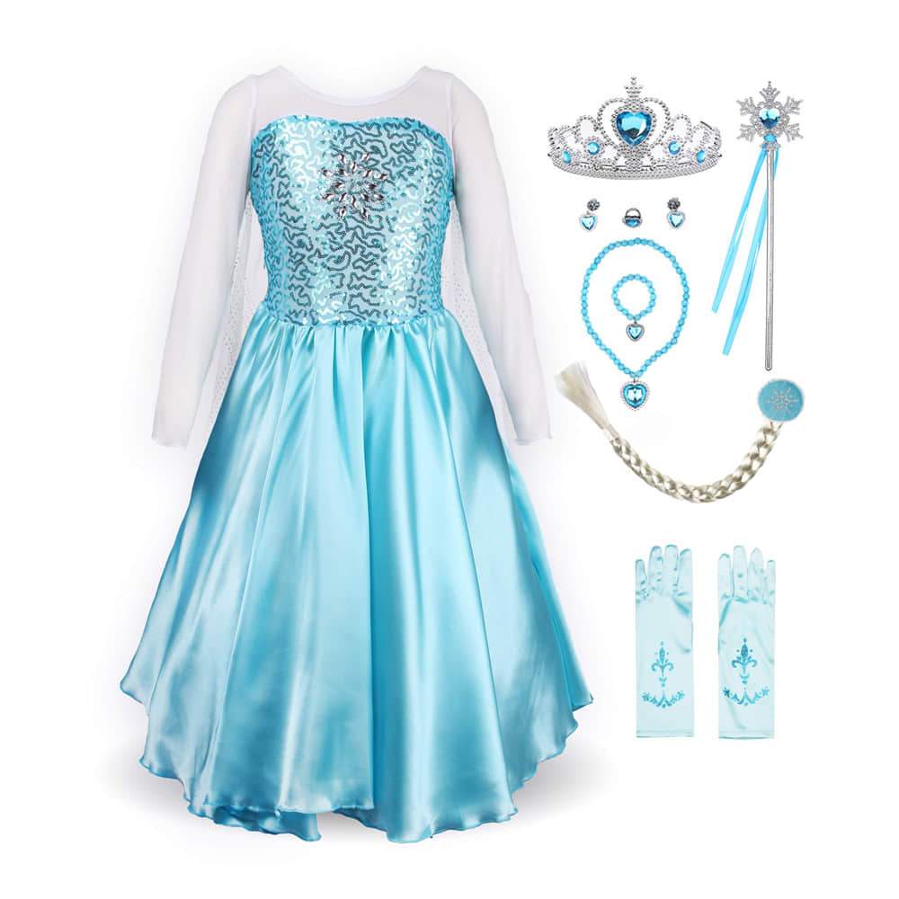 fronzen_elsa_queen_princess_dress_with_accessories