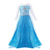 Little Toddler Girls Princess Elsa Dress Snow Queen Party Halloween Costume