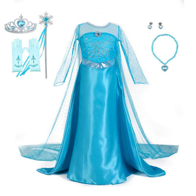 girls_ice_queen_glitter_princess_dress