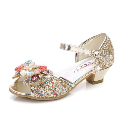 gold_princess_girls_pumps_party_sandals_shoes