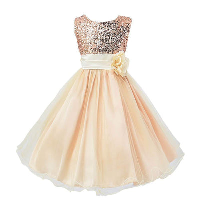 golden_color_birthday_party_dress
