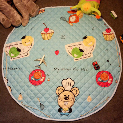 Play Mat Cotton Non-slip Mats Carpet For Children To Play Toys Storage Mats 3