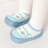 Animal Printed Comfortable Pure Cotton Toddler Shoes For Baby Age 0-12m 13 Blue