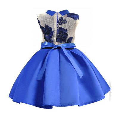 Sleeveless Prom Dresses With Bow-tie for Little Girls