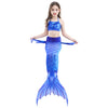 Mermaid Style Bikini Swimsuit For Girls 5 Dark blue