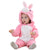 Boys & Girls Newborn Infant Baby Animal Style Hooded Romper Outfits Long Sleeve Velvet Jumpsuit 24M Pink