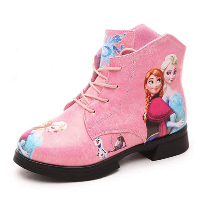 pink_waterproof_size_zipper_ankle_snow_boots