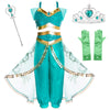 princess_Jasmine_costume_for_girls_fancy_birthday_party_gift_green_2-10_years