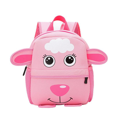 Animal Patterns Toddler Backpack School Bag For Boys And Girls L Pink