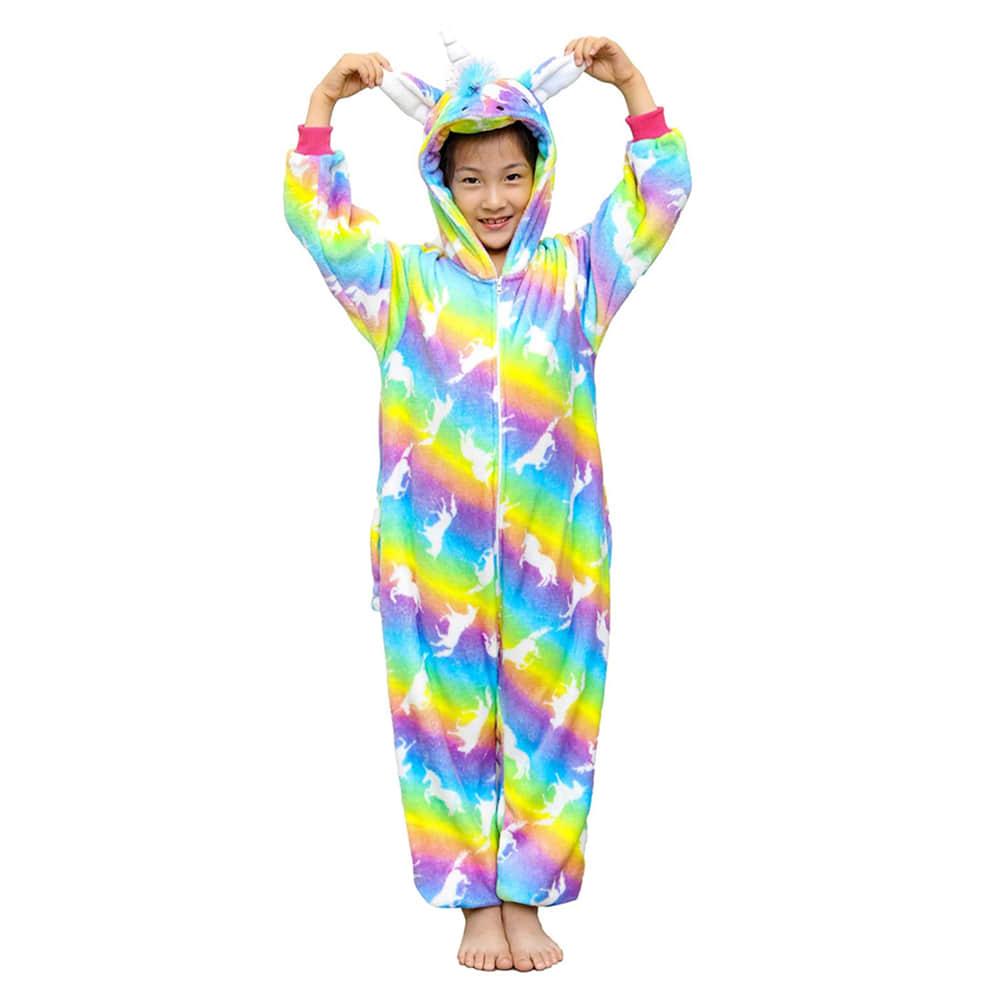 stripe_rainbow_unicorn_kids_winter_pajamas