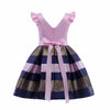 Sleeveless Ruffles Party Tutu Dresses For Girls 6X Pink