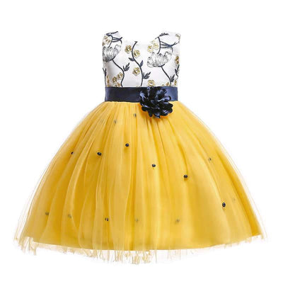 yellow_Embroidery_3D_Flower_Toddler_Girl_Dress_Tulle_Lace_Formal_Party_Dress_4T-10